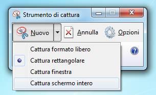 2.3.8 Catturare l immagine della finestra