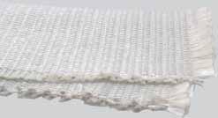 Thermoblanket Heavy: Foglio di fibre di vetro di tipo E tessute Thermoblanket heavy rappresenta un metodo effi cace per proteggere personale ed impianti da fonti di calore molto intense.