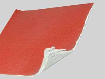 Hiproblanket Medium: Foglio di fibre di vetro tessute, rivestito con uno spesso strato di gomma siliconata Anamet Hiproblanket Medium è un foglio di fi bre di vetro tessute, ricoperte con uno spesso