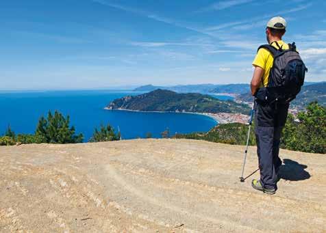 Punta Baffe Anello da Moneglia Uno l Punta Baffe La Costa di Punta Baffe è una delle più panoramiche dorsali della costa del Levante.