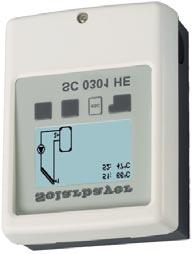 Centralina solare Piccoli impianti Centralina solare SC 0301 HE Regolatore di temperatura differenziale per impianti semplici. Con 9 sistemi, solare, serbatoio, riscaldamento a combustibile solido.