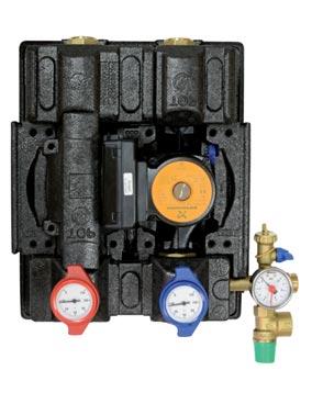 425 x 157 Circolatore: Tipo di pompa: Wilo Yonos PARA ST 25/7.5 PWM2 (Indice di efficienza energetica 0.21) Controllo della velocità tramite un segnale PWM (incl.