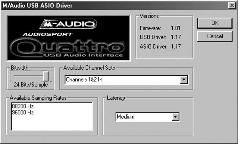 khz o 44,1 khz, con risoluzioni di 24 o 16 bit, secondo le impostazioni effettuate nel programma audio.