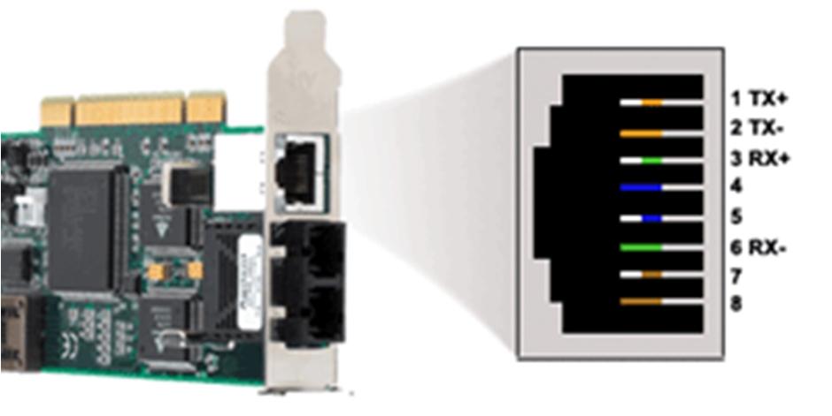 rete in cui inserire il connettore RJ-