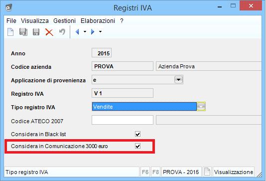 Il programma effettua la stampa di controllo dei clienti/fornitori per appurare che alcuni dati fondamentali siano stati correttamente valorizzati (ad esempio: codice ISO, Tipo soggetto com.