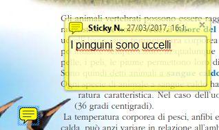 Aggiungere una nota che può essere aperta / chiusa. L icona della nota è personalizzabile come immagine e colore.