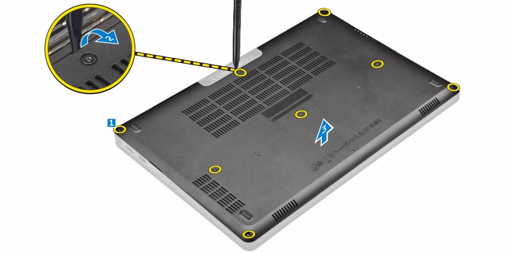 Rimozione della scheda SIM (Subscriber Identification Module) ATTENZIONE: La rimozione della scheda SIM quando il computer è acceso può causare la perdita di dati o danni alla scheda.