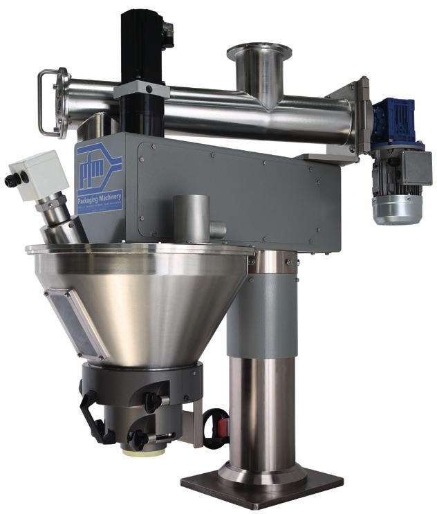 PFM AF 5000 Sistema di Alimentazione con Controllo sul Cono di Dosatura (Optional). Feeder System with Dosing Cone Control (Optional) Sistema di Controllo del Livello di Prodotto.