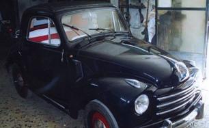 com Fiat Topolino B 1948 Verde e nero