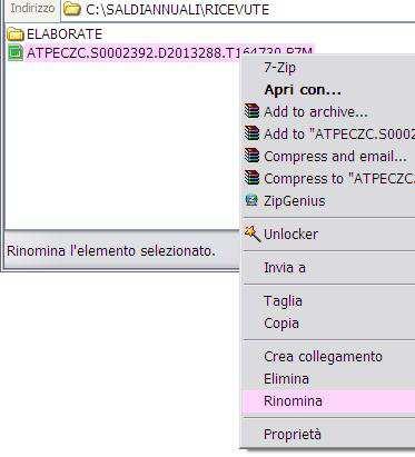 ESTENSIONE.P7M Se ha l estensione P7M RIDENOMINARE IL FILE TOGLIENDO L ESTENSIONE.