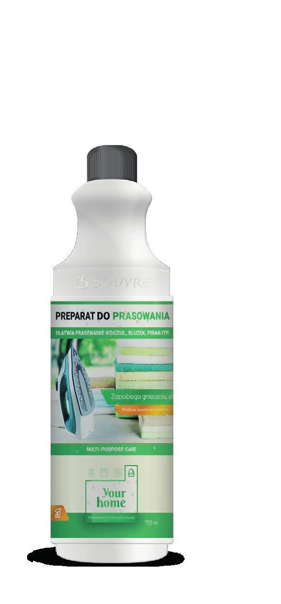 stiratura e permette di risparmiare tempo non lascia macchie aiuta a spiegare i tessuti stropicciati rende i tessuti lisci e freschi è dotato di un flacone ergonomico con misurino FACILITA E ACCELERA