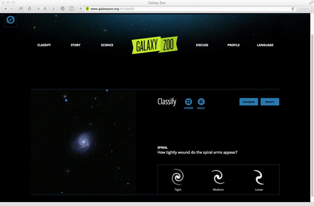 www.galaxyzoo.org spesso le survey utilizzano classificazioni automatizzate.