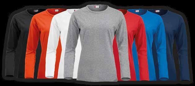 T-SHIRTS T-SHIRTS CLIQUE FASHION-T L/S - 029329 T-shirt girocollo elasticizzato manica