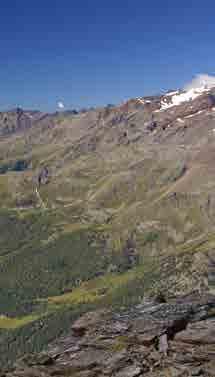 SUI SENTIERI DEL PARCO Un trekking di sei giorni di rifugio in rifugio, alla scoperta della Val di Rabbi, della Val di Pejo e della Val Martello nel Gruppo Ortles-Cevedale, pernottando in