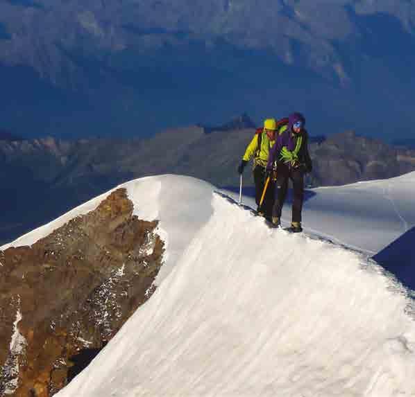 SULLE PIÙ ALTE VETTE DEL TRENTINO Dalle rocce rosse della Val Saent ai 3764 m del Monte Cevedale fino all imponente ghiacciaio dei Forni.