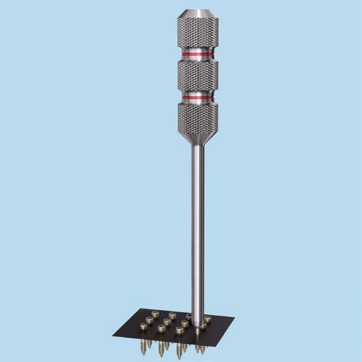 2 Determinazione della lunghezza della vite Strumento 319.003 Misuratore di profondità per viti da B 1.3 a 1.