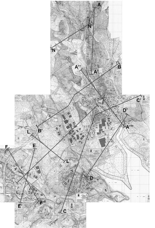 Carta geologica dell area di Barberino di Mugello (Capoluogo) con