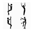 PERCORSO FITNESS Giochi Games GHF011 Esercizio di coordinamento ed abilità: saltare l ostacolo, facendo leva su un braccio.