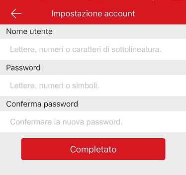 password abbastanza robusta (con un minimo di 8 caratteri, tra cui lettere