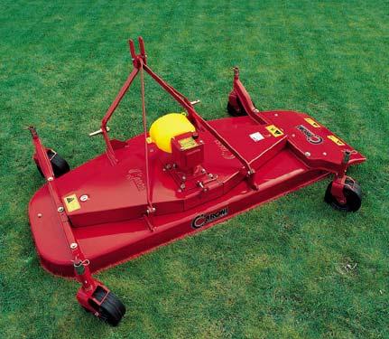 The mower blades mow the grass finely and evenly because they keep so close to the contours of the ground.