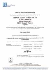 9001:2008 Certificato di Gestione Ambientale ISO