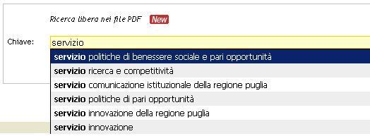 Mentre si scrivono i termini da ricercare nell apposito campo, può apparire una lista di suggerimenti, basati su ricerche simili effettuate da altri utenti.