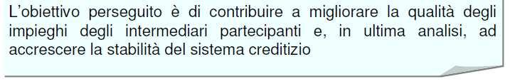 53, 67, e 107 del TUB aventi ad oggetto il contenimento del rischio nelle sue diverse configurazioni.