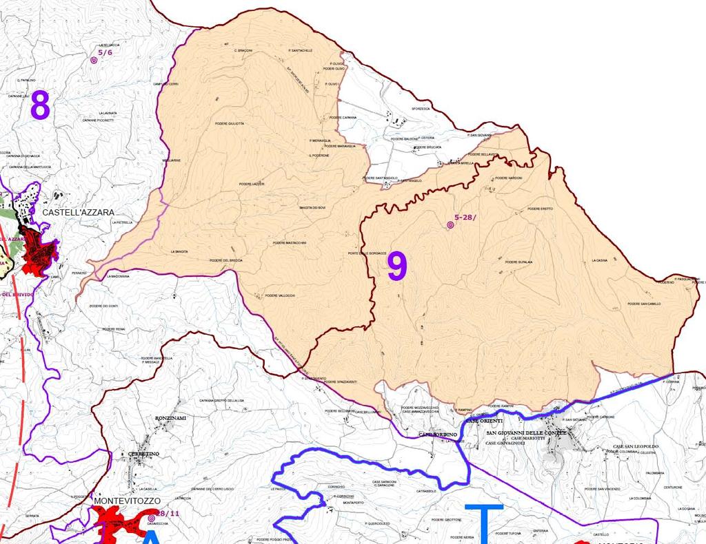 estratto cartografico documentazione