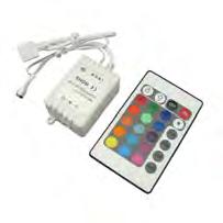 44,44 T40-DIM 24 LED controller strisce RGB telecomando RF (raggio 20 metri) 6 tasti regolazione  44,44 Listino