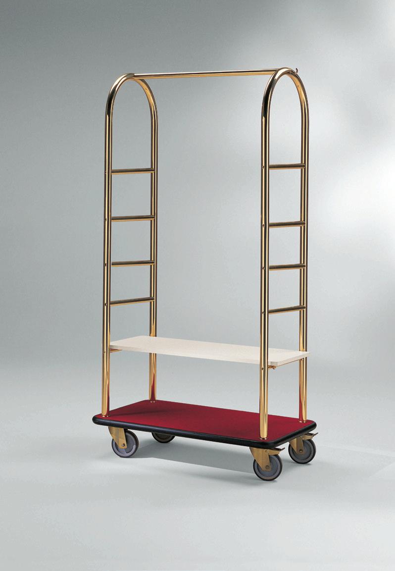 Carrello Multiuso CO080 (50x90x180 h.) ALTRI ULTILIZZI DEL CARRELLO LIGHT Può essere un porta valigie, o un pratico appendiabiti di emergenza.