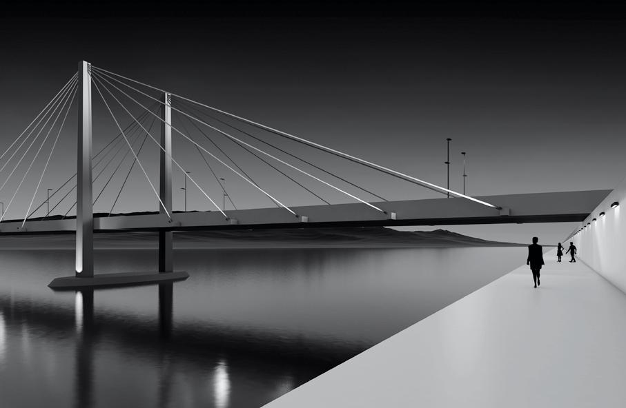 20 lx Ponte I ponti sono punti di riferimento architettonici che lasciano un ricordo indelebile di una città. La loro illuminazione è quindi di particolare importanza.