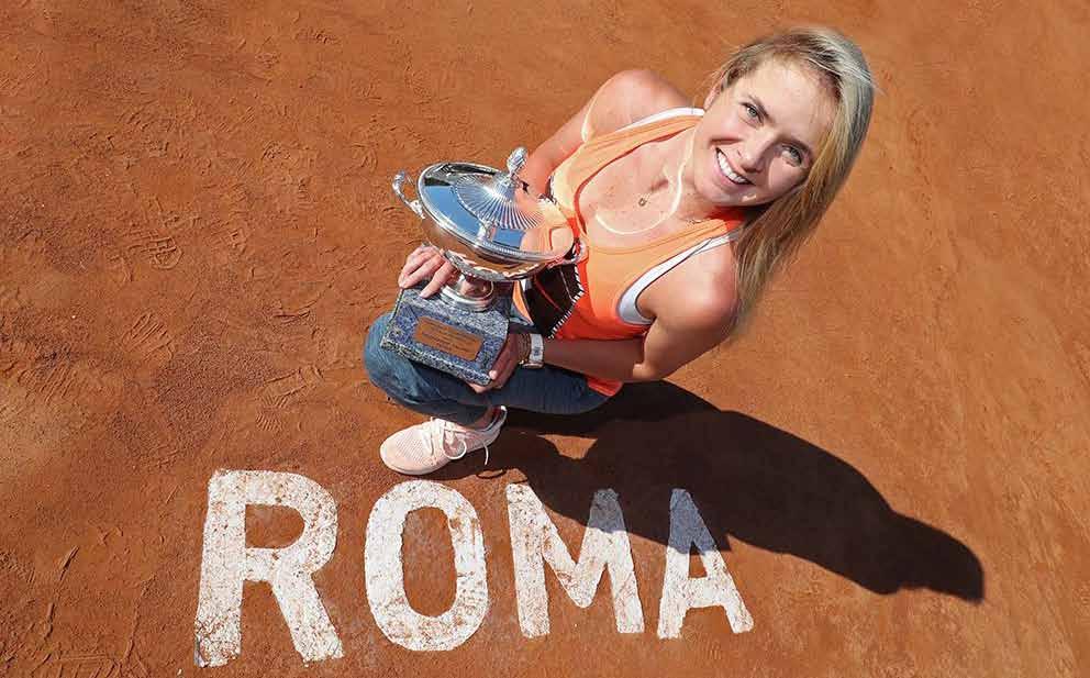 10 ibi17 Elina da favola Svitolina vince a Roma e diventa n.6 del mondo. Ma per come sta giocando il 2017 la mette in cima alle future candidate al trono Wta.