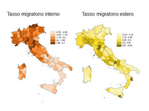 Emilia Romagna e Toscana le regioni più attrattive Complessivamente il fenomeno migratorio sta sperimentando una continuità, con flussi interni diretti verso il Centro e il Nord e un incremento delle