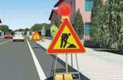 l utilizzo in cantieri stradali in aree urbane ad integrazione della segnaletica ordinaria.