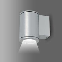 aluminium Colours available: GR = silver grey Diffuser: clear tempered glass External screws: stainless steel