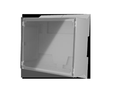 060K70 Contenitore 6M XT PC con pannello trasparente/enclosure 6M XT PC with transparent panel Composizione Kit: il Kit comprende corpo, base, aggancio, pannello Kit composition: kit includes