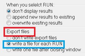 Introduzione: esportare dati Tutte le volte che in una finestra di GSEQ compare la dicitura Export files è possibile scrivere dei risultati in un file esterno questi files sono importabili (per
