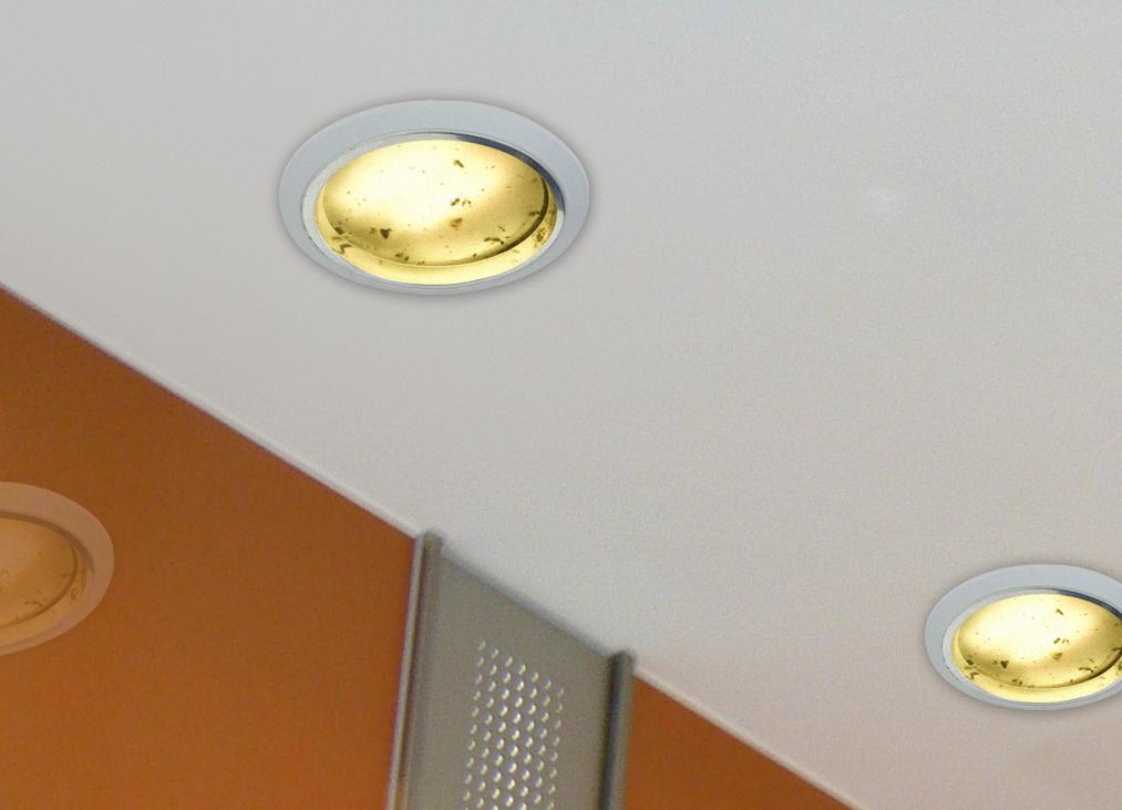 Le lampade alogene per esempio dopo 1000ore di funzionamento anneriscono i soffitti.