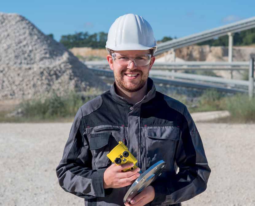 Tecnica di misura di livello e pressione per materiali da costruzione, cave