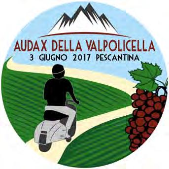 Audax della Valpolicella 03 Giugno 2017 Pescantina - Verona PESCANTINAVR Regolamento della manifestazione Organizzazione Il Vespa Club Pescantina (di seguito per brevità VCP ) organizza in data 3