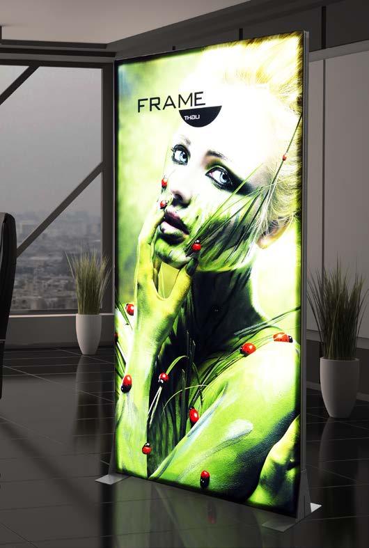 FRAMFRAME LE soluzione perfett per un cornice retroillumint il nostro sistem frmefrme perfettmente illuminto led presenterà le