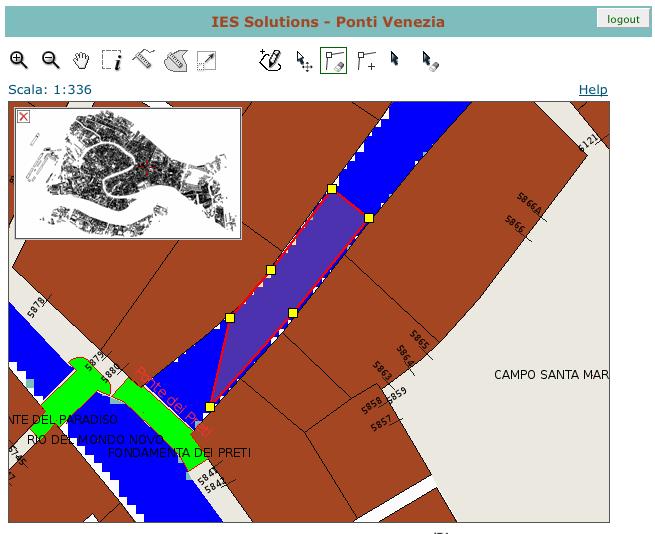 Figura 16. Creazione limite l Inserire le informazioni nei campi della tabella e cliccare sul bottone Validate per salvare la zona creata (Figura 17). Figura 17.