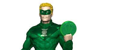 DC COMICS GREEN LANTERN Wonders of the World QUESTO ANELLO (Tiro in Corsa) AVATAR DEL VERDE (Aggirare) PUÒ FARE TUTTO (Telecinesi) ATTACCO A