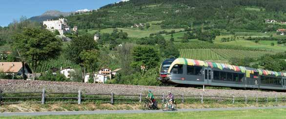 17 Mobilcard, museumobil Card, bikemobil Card Godersi l Alto Adige con autobus e ferrovia Fare una vacanza in Alto Adige significa anche prendersi una vacanza dalla propria automobile.