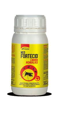 Neo Fortecid Liquido (Romal 65) Insetticida concentrato per uso civile e industriale in fase acquosa.