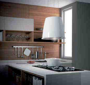 Modello K114 ( Wall - Island ) 300mm 390mm 438mm Island Wall 03997242 K 114-W CM.46.5 COLORE BIANCO 03997244 K 114-W CM.46.5 FINITURA BRONZO TITANIO* 03997240 K 114-I CM.43.8 COLORE BIANCO 1.