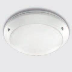 Plafoniere / Ceiling lights 380T Codice Colore Lampada LED Product Colour ttacco Code Colour Lamp Lumen Lumen Watt T (K) CRI Base Kg 142300 Bianco/White LED 2400 1702 18 3000 85-2,7 142200