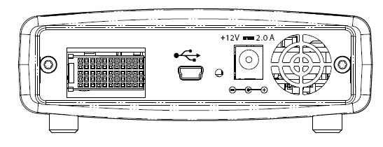 1 Operazioni preliminari Vista anteriore Sensore Ω Lo a 4 fili Sensore Ω Hi a 4 fili VOLT LO VOLT HI Indicatore USB Indicatore alimentazione Portafusibili Vista