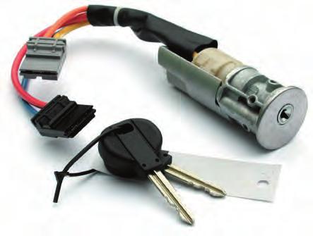 STEERING LOCK WITH COMPLETE LOCKS SET 4.