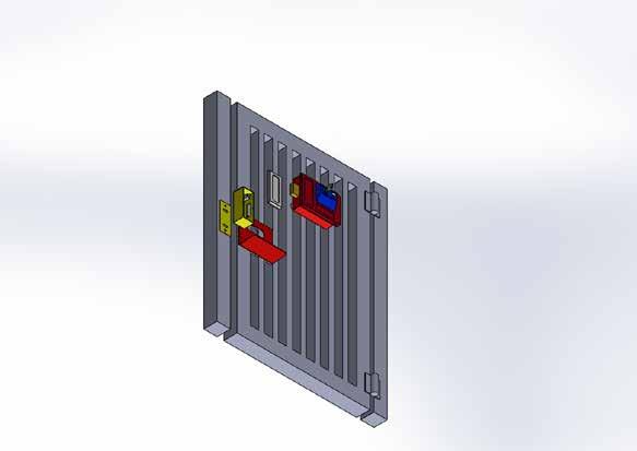 155 ELETTROSERRATURA DI SICUREZZA DA APPLICARE SERIE GATE LOCK Finitura Argento Finitura Bronzo Finitura Nera Mano Destra Mano Sinistra 50-60-70 50-60-70 Inserimento cilindro tondo per